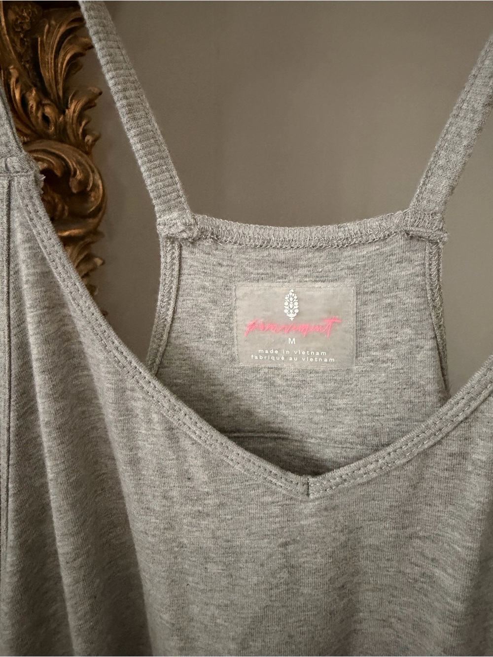 Free People Hot Shot Onesie - Light Gray size M - Picture 2 of 5